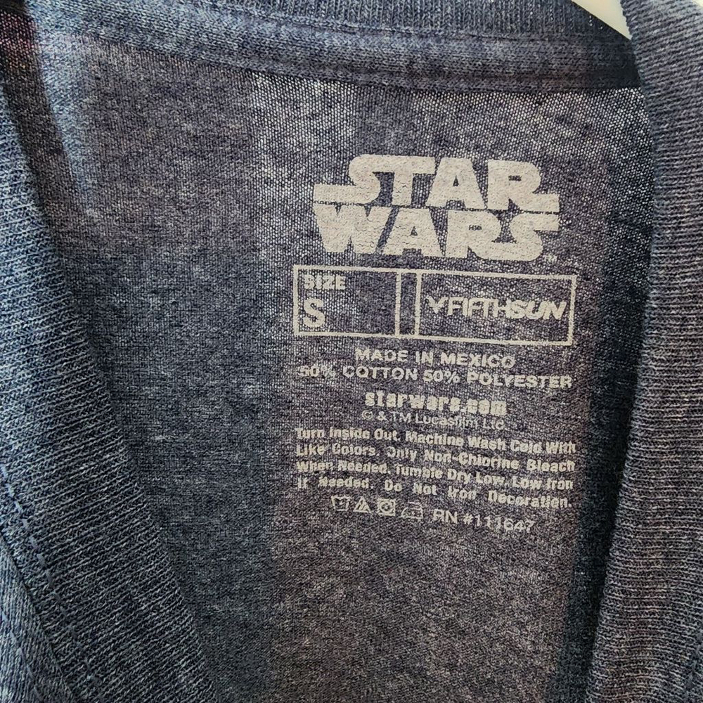 Men's Star Wars Graphic T-Shirt Size S Gray - Picture 3 of 3